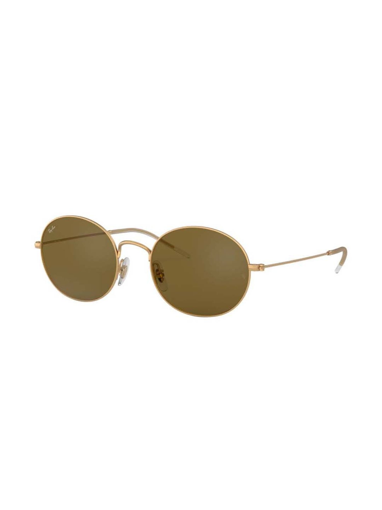 Ray-Ban Unisex UV Protected Brown Lens Oval Sunglasses - 0RB359490137353
