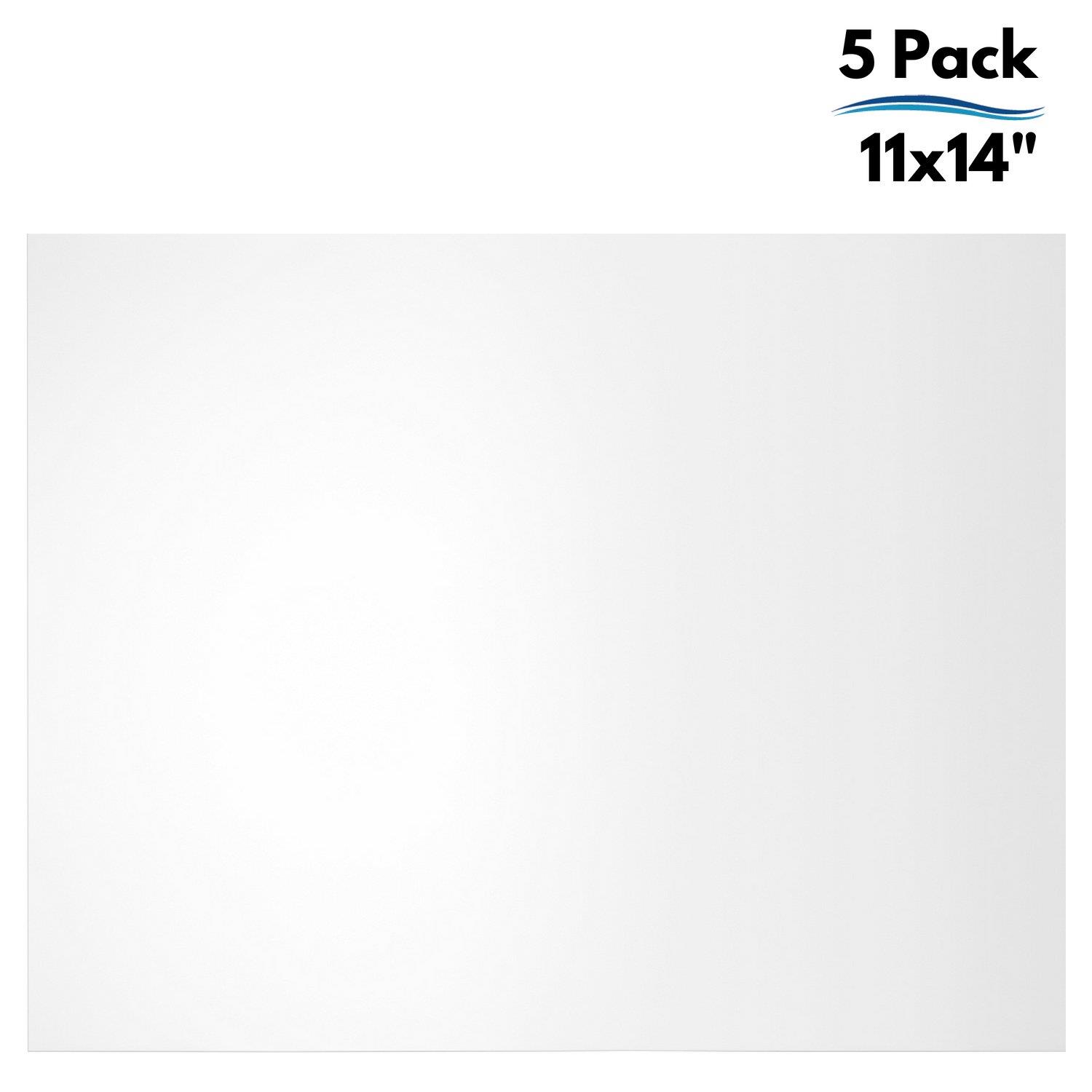 Icona Bay 11x14 Picture Frame Glass Replacement PET (11 x 14, 5 Pack) PET is Ideal Replacement Glass Material, Avoid Glass Shattering, Your Superior Replacement Picture Frame Glass Has Arrived