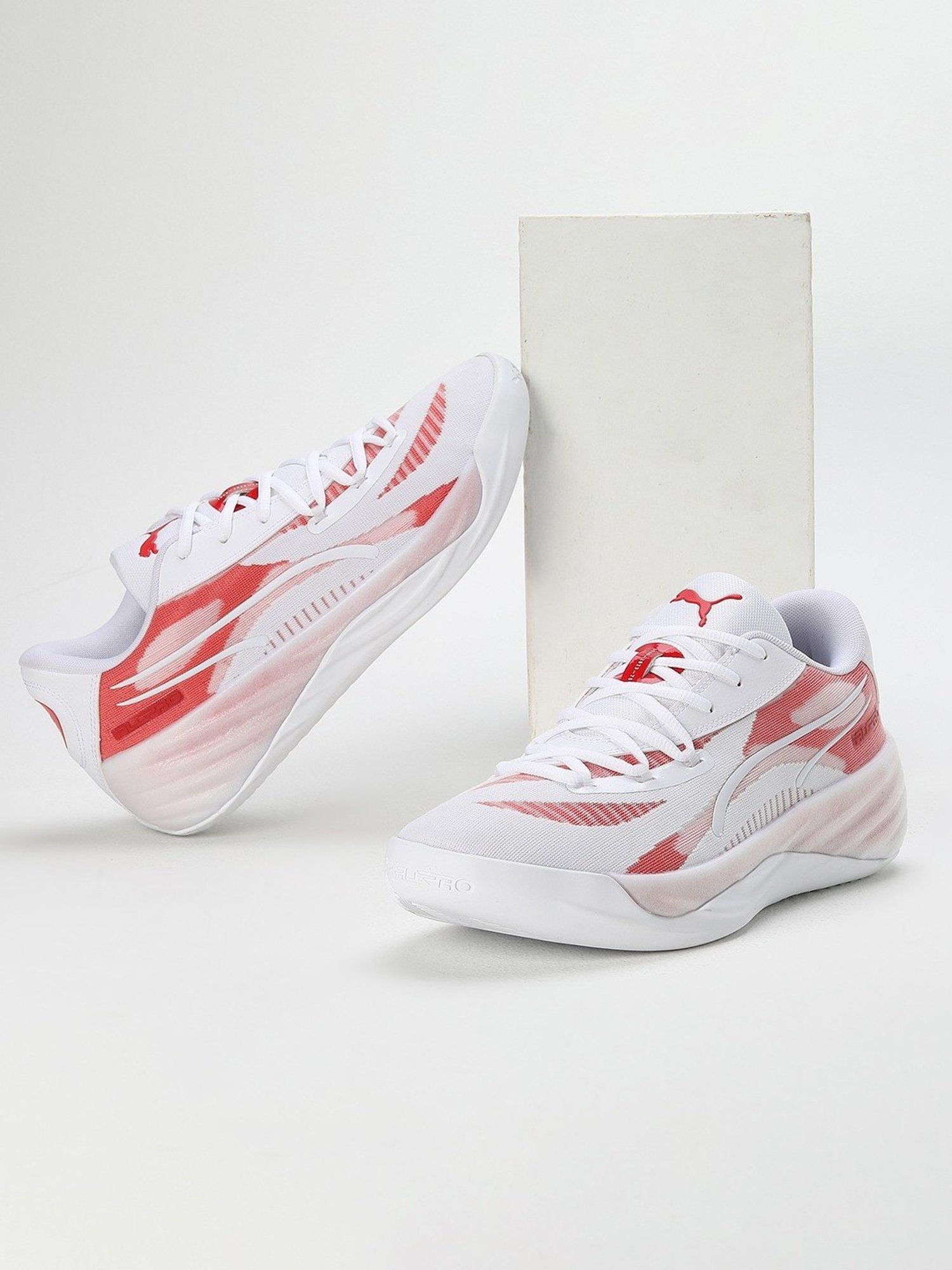 Puma Men's All-Pro NITRO Team Red Basketball Shoes