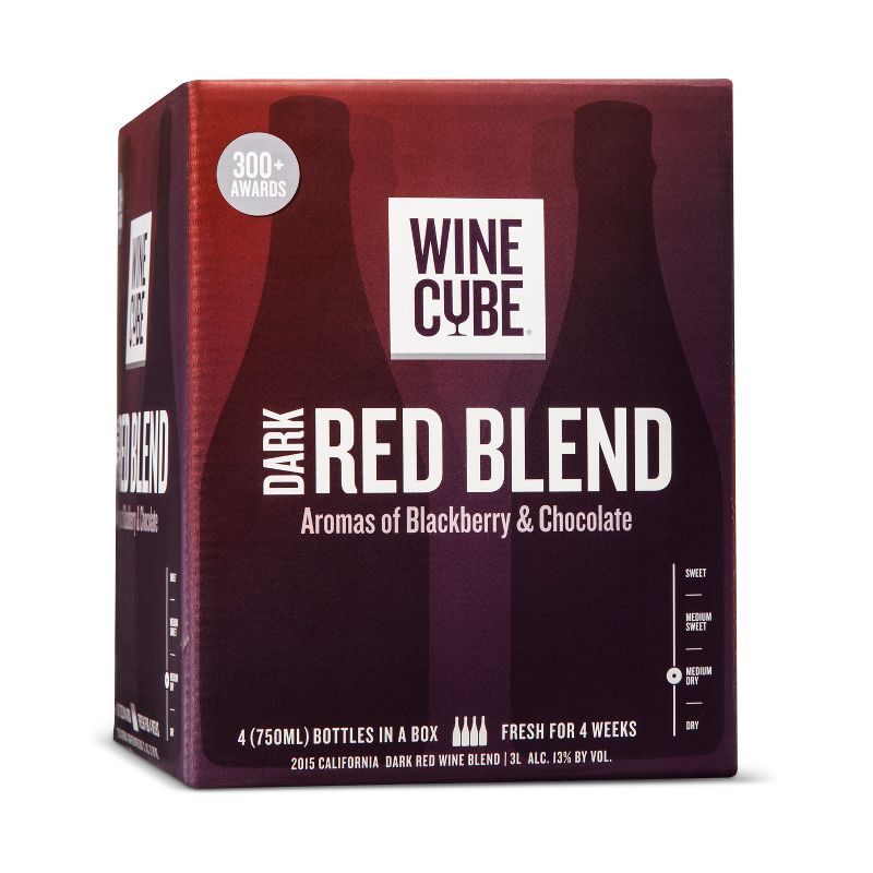 Dark Red Blend Red Wine - 3L Box - Wine Cube™