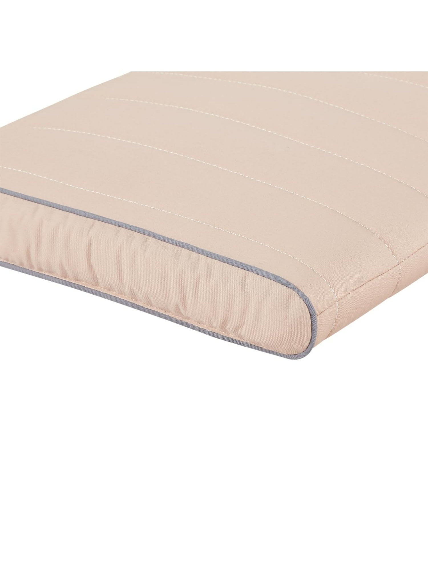 The White Willow Black Orthopaedic Mid Backrest Memory Foam Pillow - Set of 1