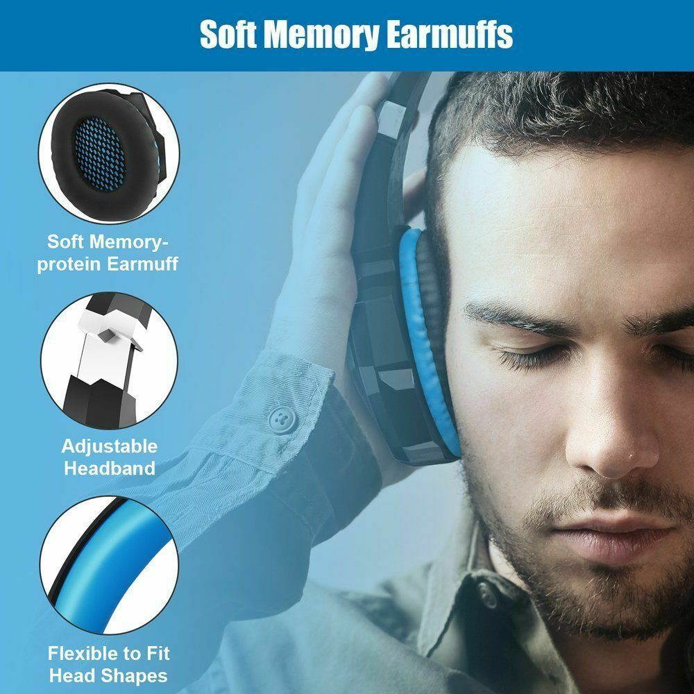 KOTION EACH G1200 3.5mm Gaming Headphone Headband with Mic Stereo Bass with Mic