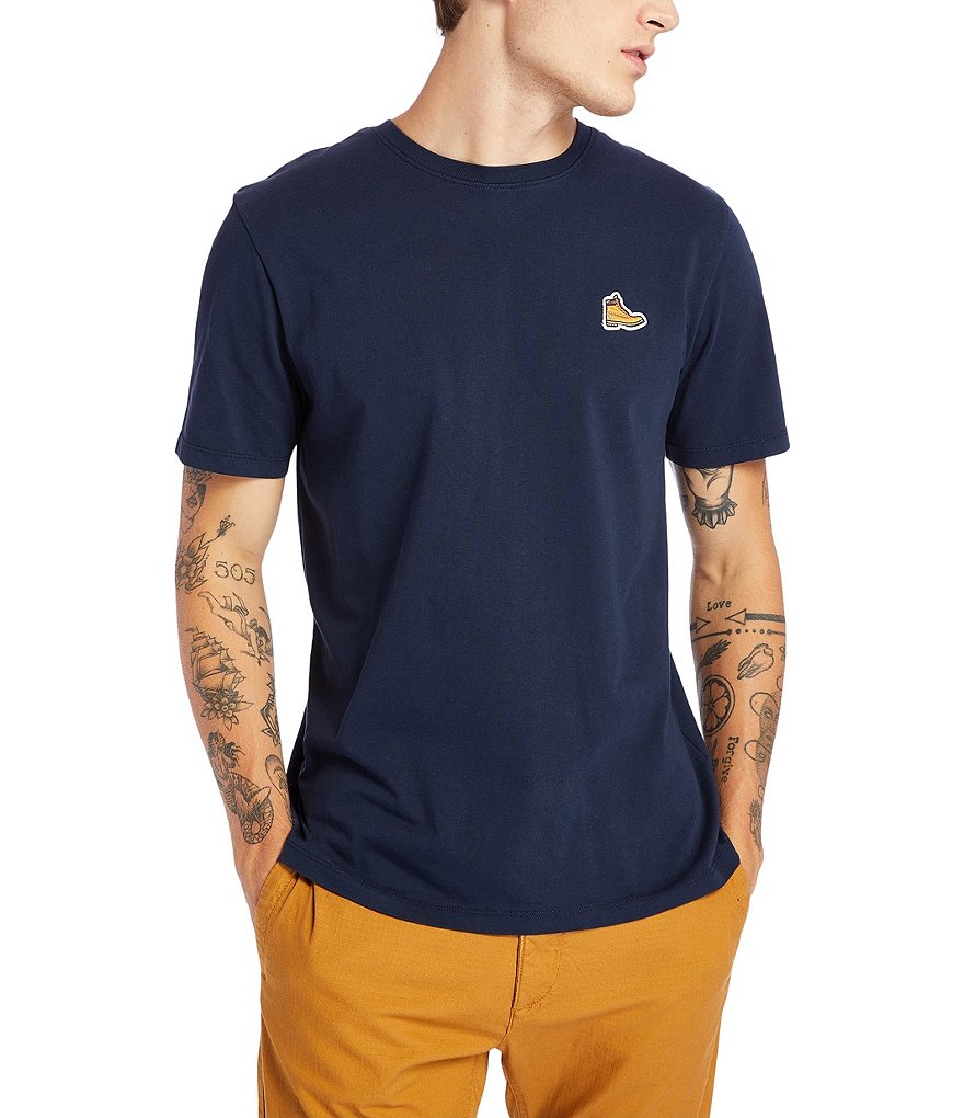 Timberland Boot Logo Short-Sleeve Organic Materials Tee