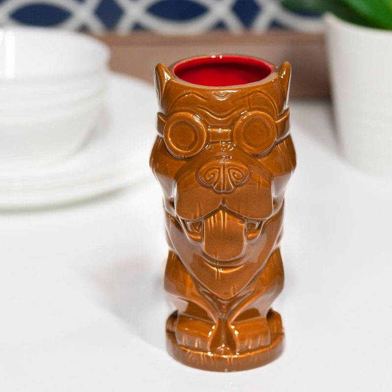 ThinkGeek, Inc. Geeki Tikis Fallout Dogmeat Mug | Crafted Ceramic | Holds 14 Ounces