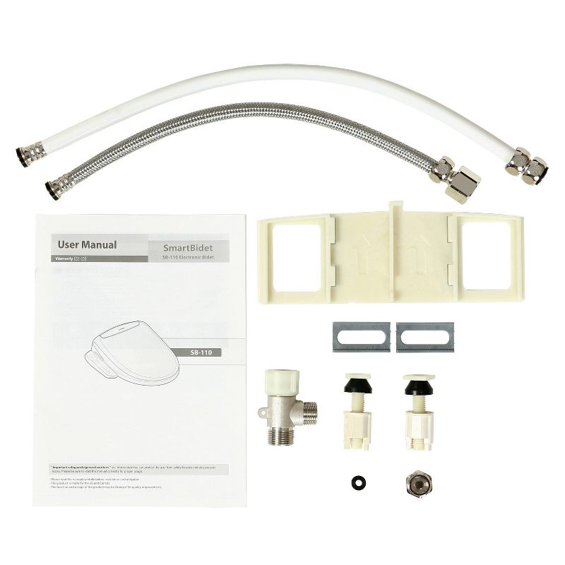 SB-110 Electric Bidet Toilet Seat for Most Elongated Toilets White - SmartBidet