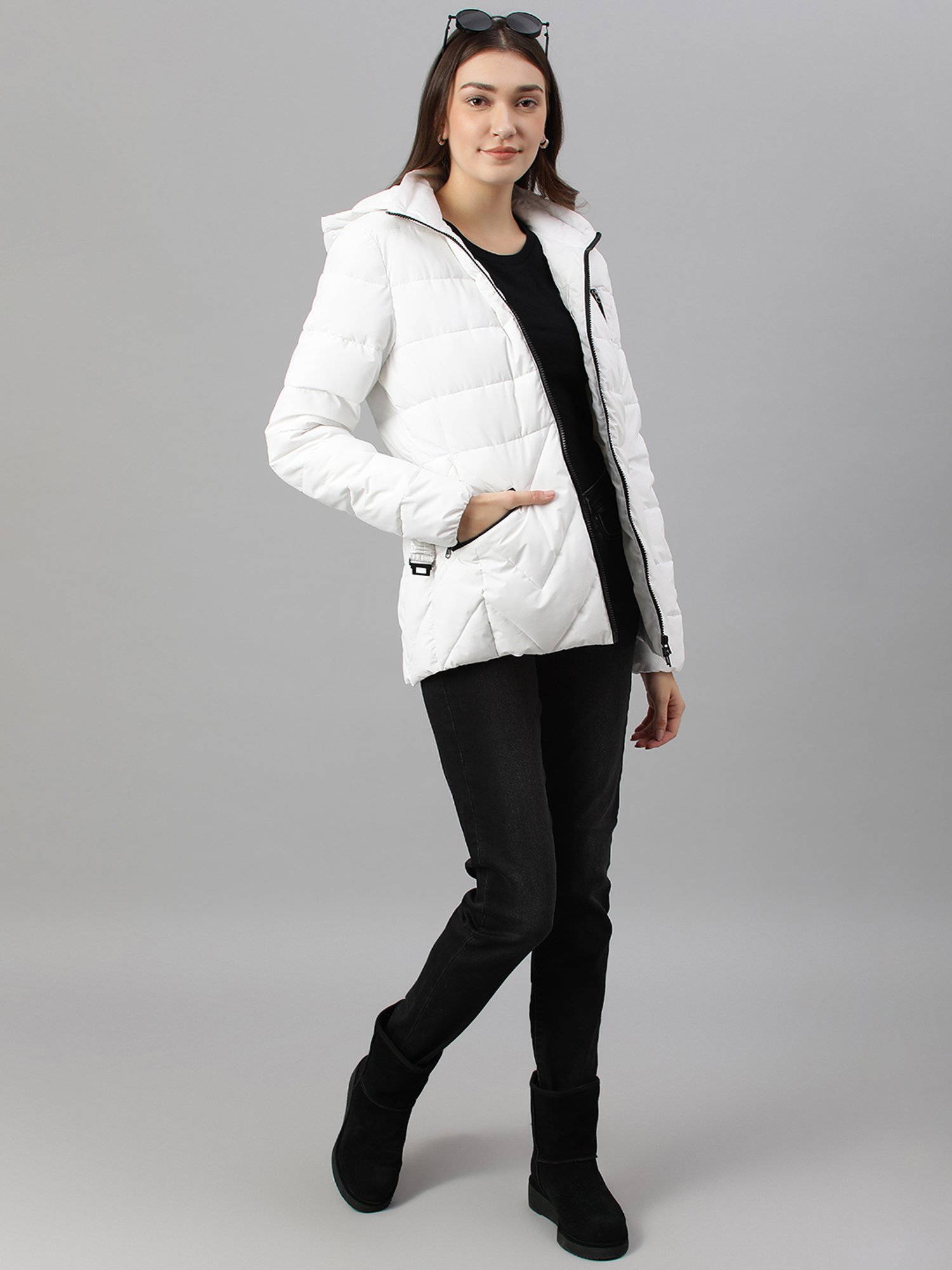 Woods White Padded Jacket
