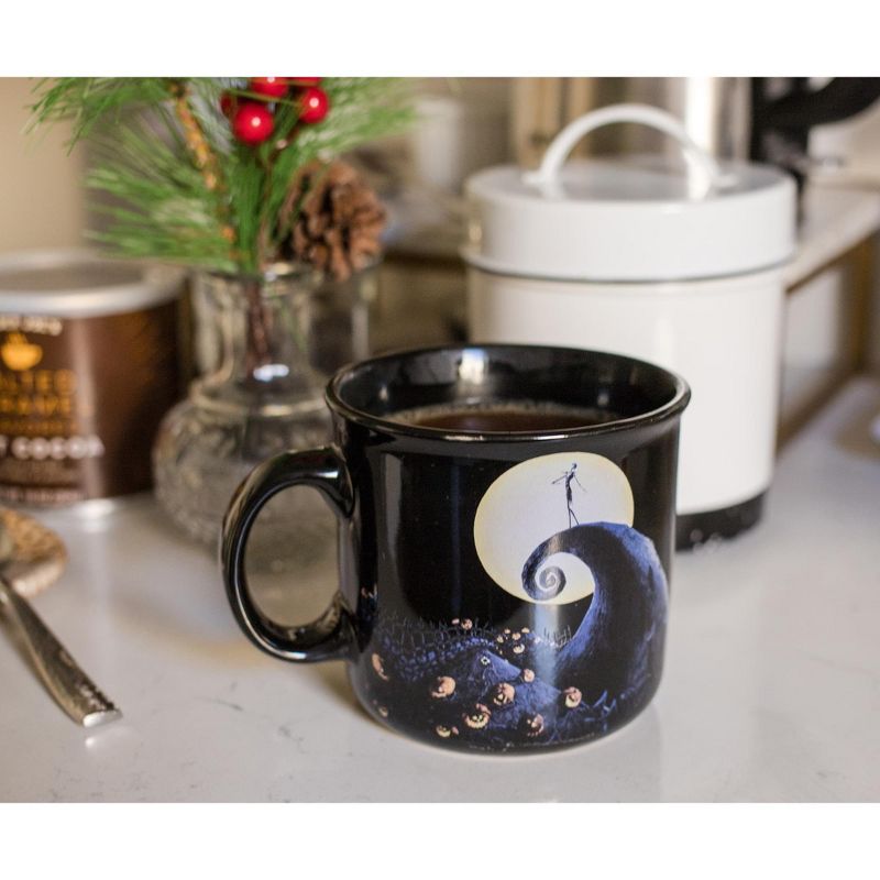 Silver Buffalo The Nightmare Before Christmas Jack Skellington Camper Mug | Holds 20 Ounces