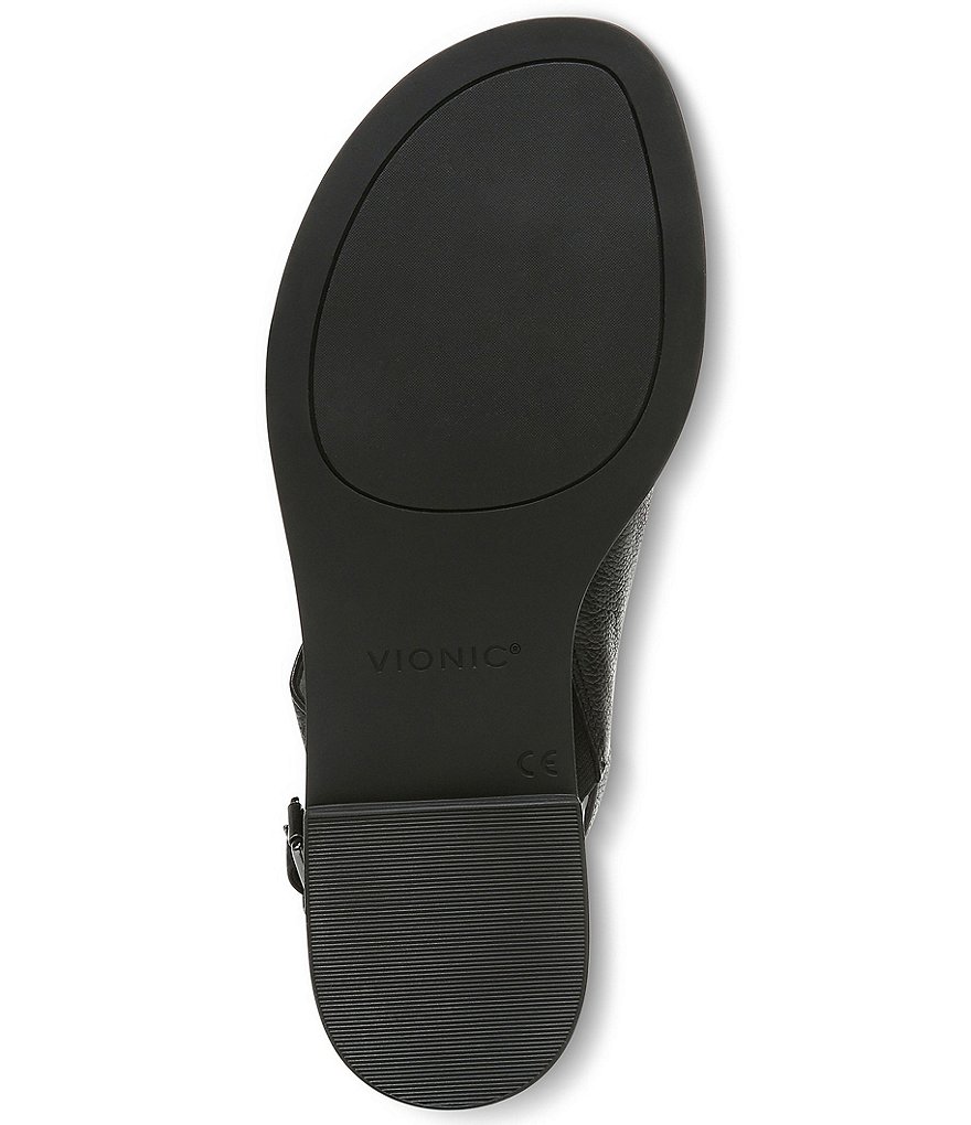 Vionic Ella Leather Thong Sandals