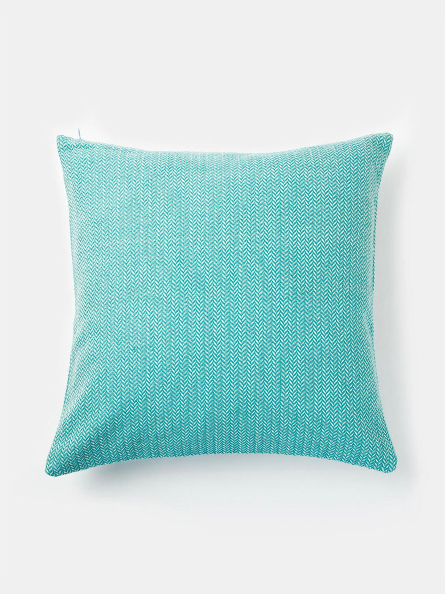 Fabindia Aqua Cotton 72 TC 400 GSM Magnolia Cushion Cover
