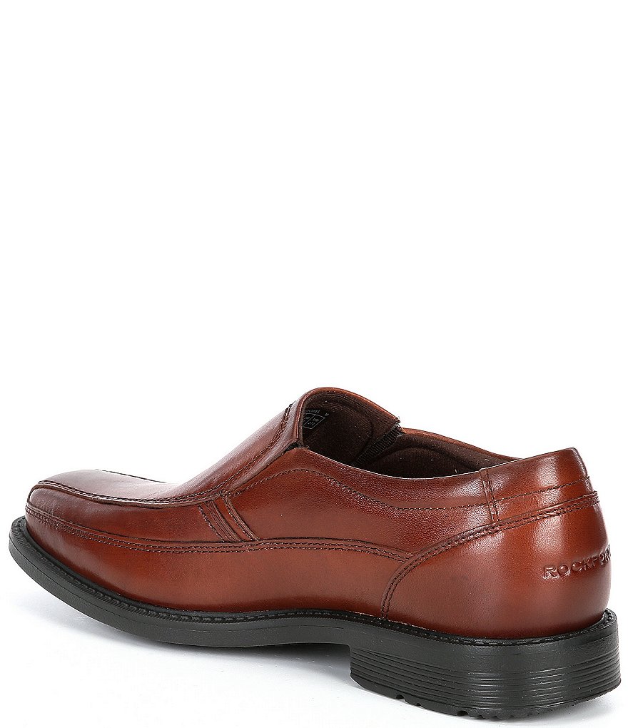 Rockport Men's Stratton Bicycle Toe Leather Slip-Ons