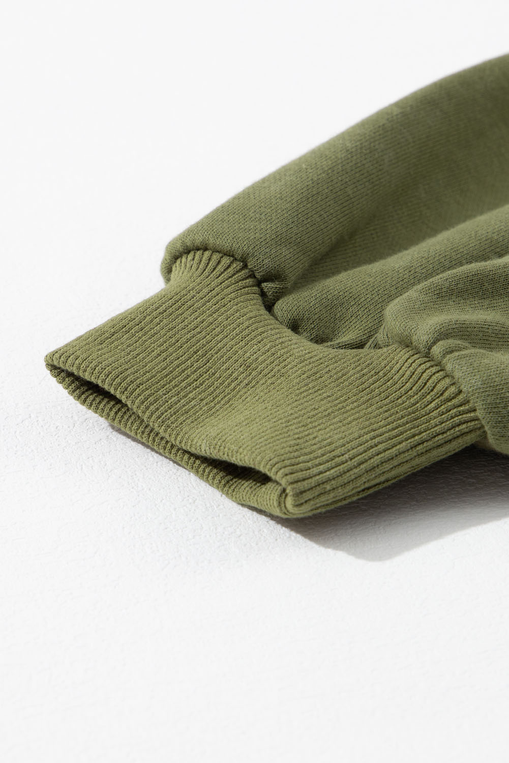 Pink Sequins Candy Cane Round Neck Sweatshirt