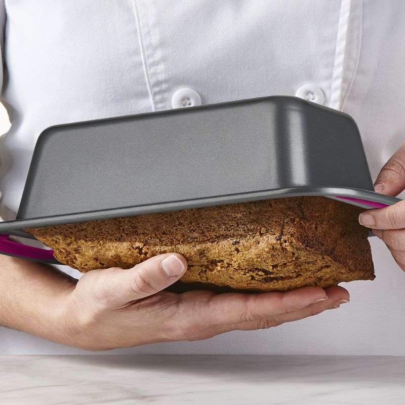 Fat Daddio's BP-SET Anodized Aluminum Bread Pan 2 Piece Set, 7.75 x 3.75 Inches