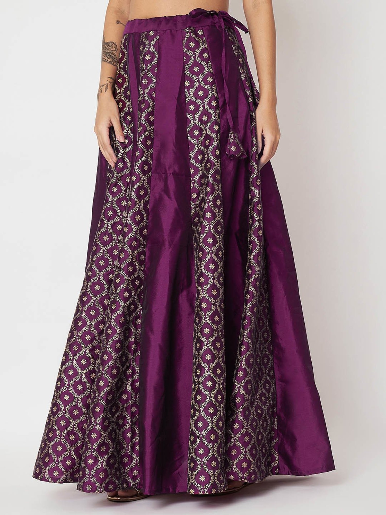 studiorasa Purple Block Print Skirts