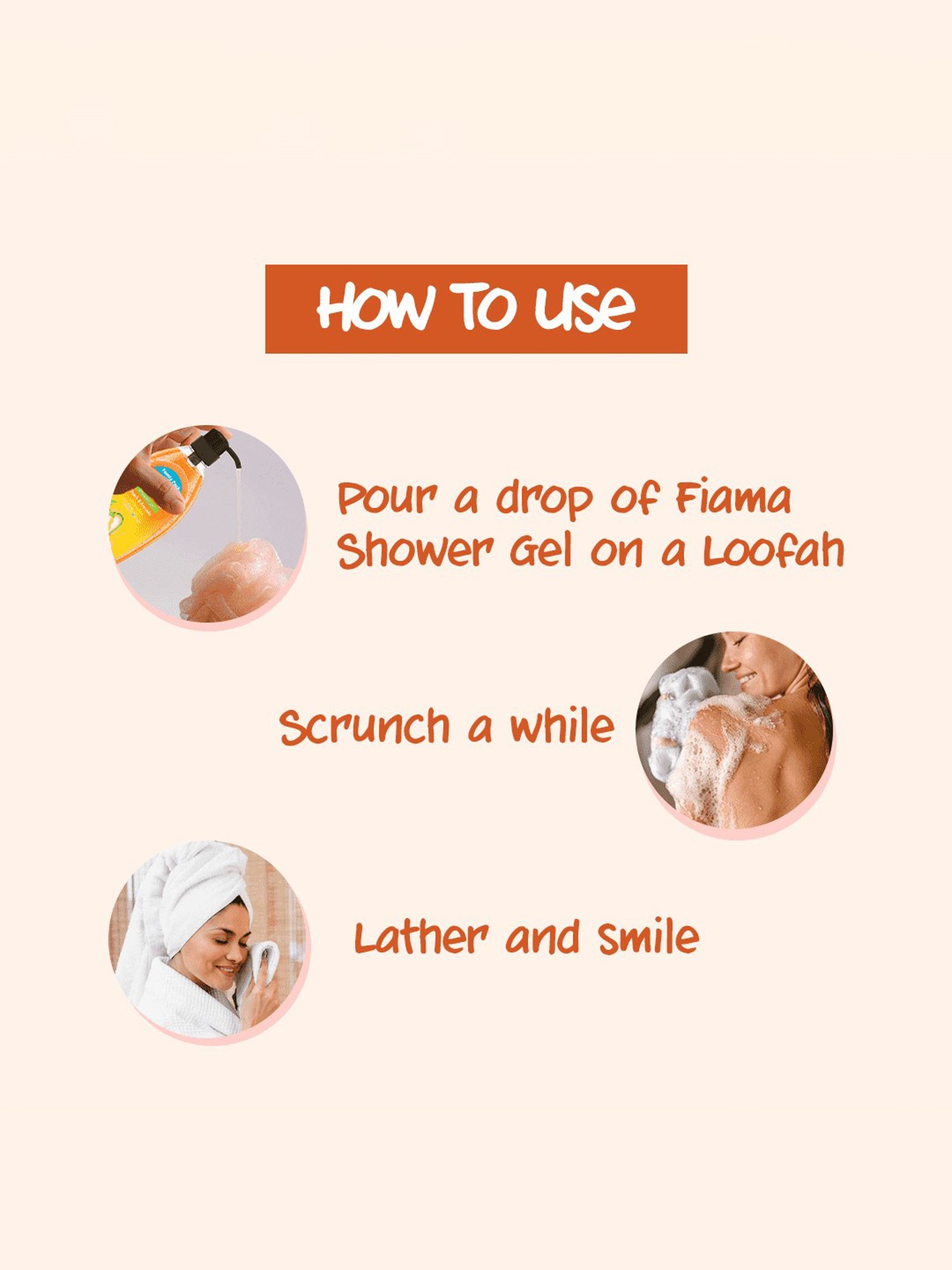 Fiama Peach & Avocado Shower Gel - 895 ml