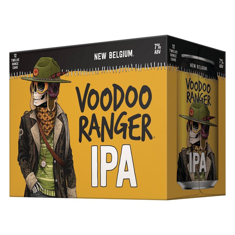 New Belgium Voodoo Ranger IPA Beer - 12pk/12 fl oz Cans