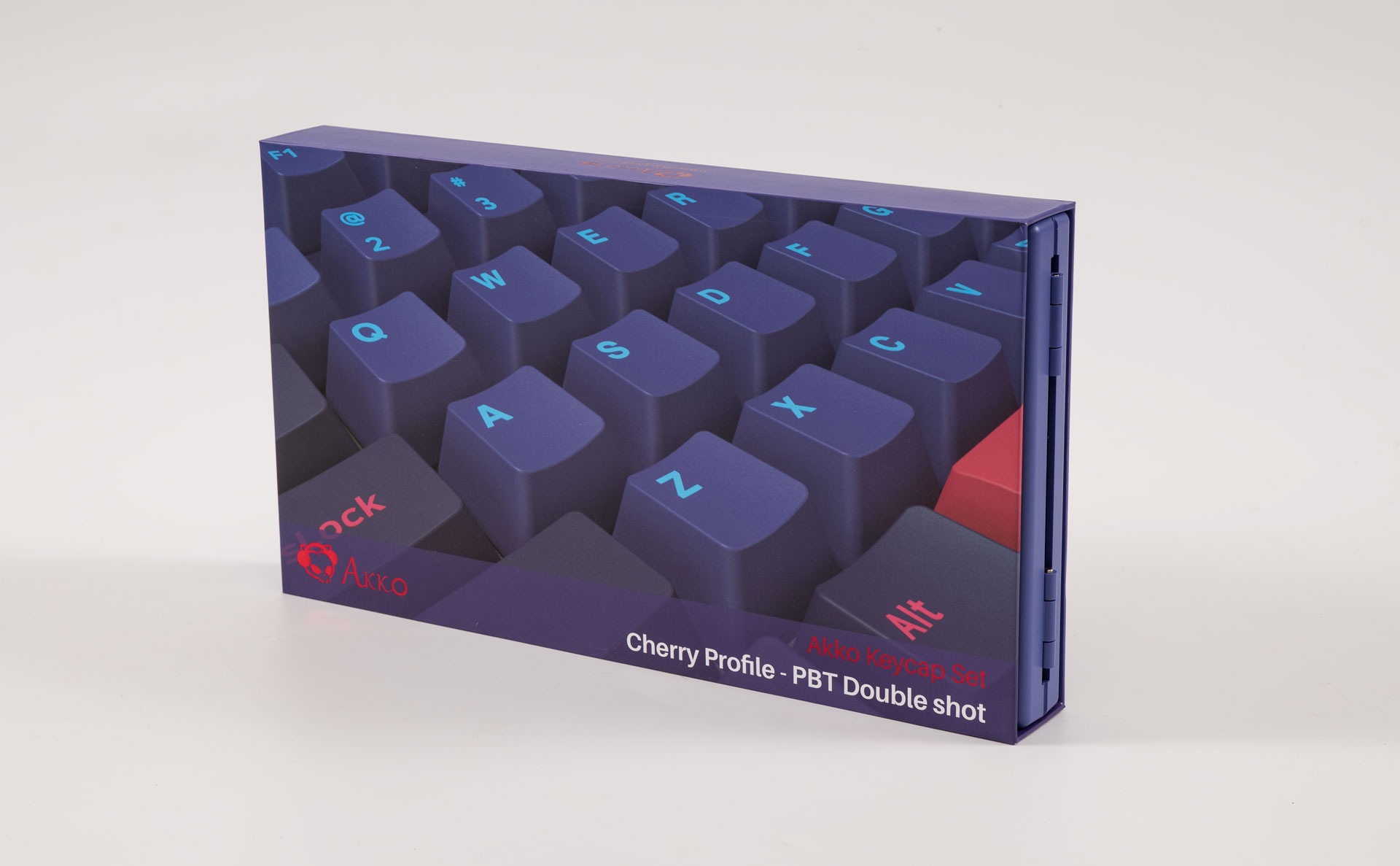 Akko Carbon Retro 158-Key ASA Profile PBT Double-Shot Full Keycap Set for Mechanical Keyboards with Collection Box