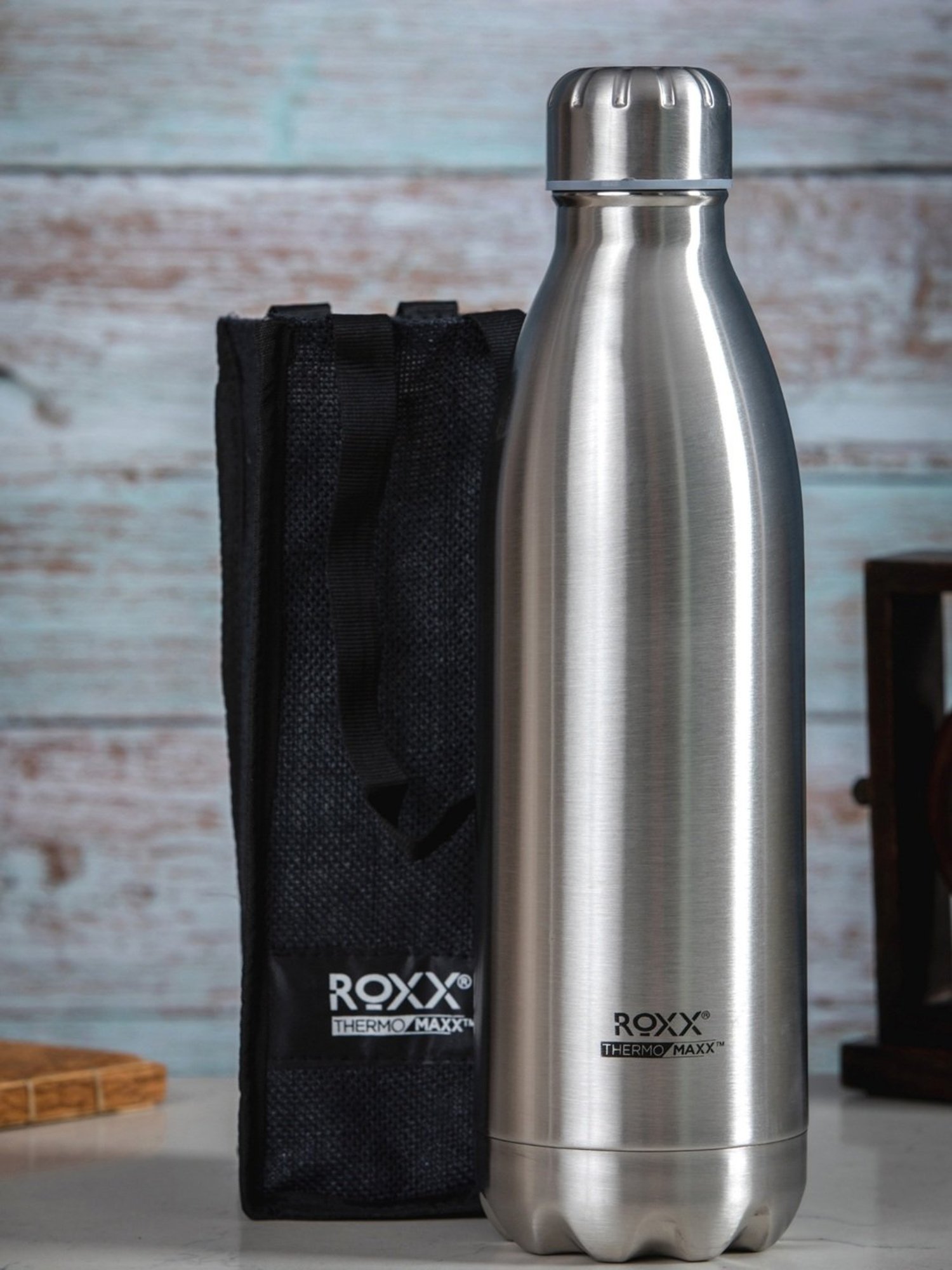 Milton Elfin Silver Stainless Steel Insulated Water Bottle (160 ml) - Set of 1