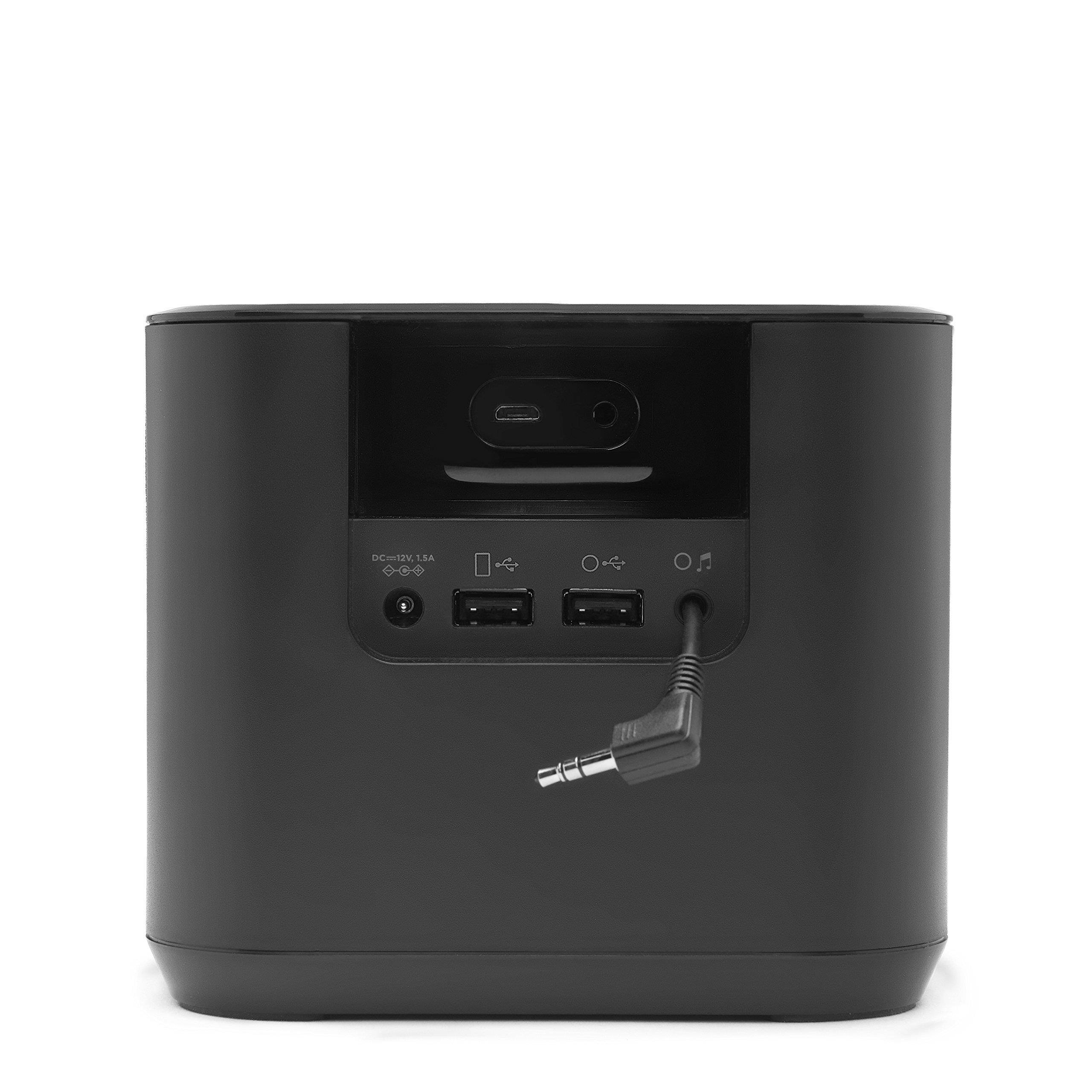 ihome iav2b docking bedside/home office speaker