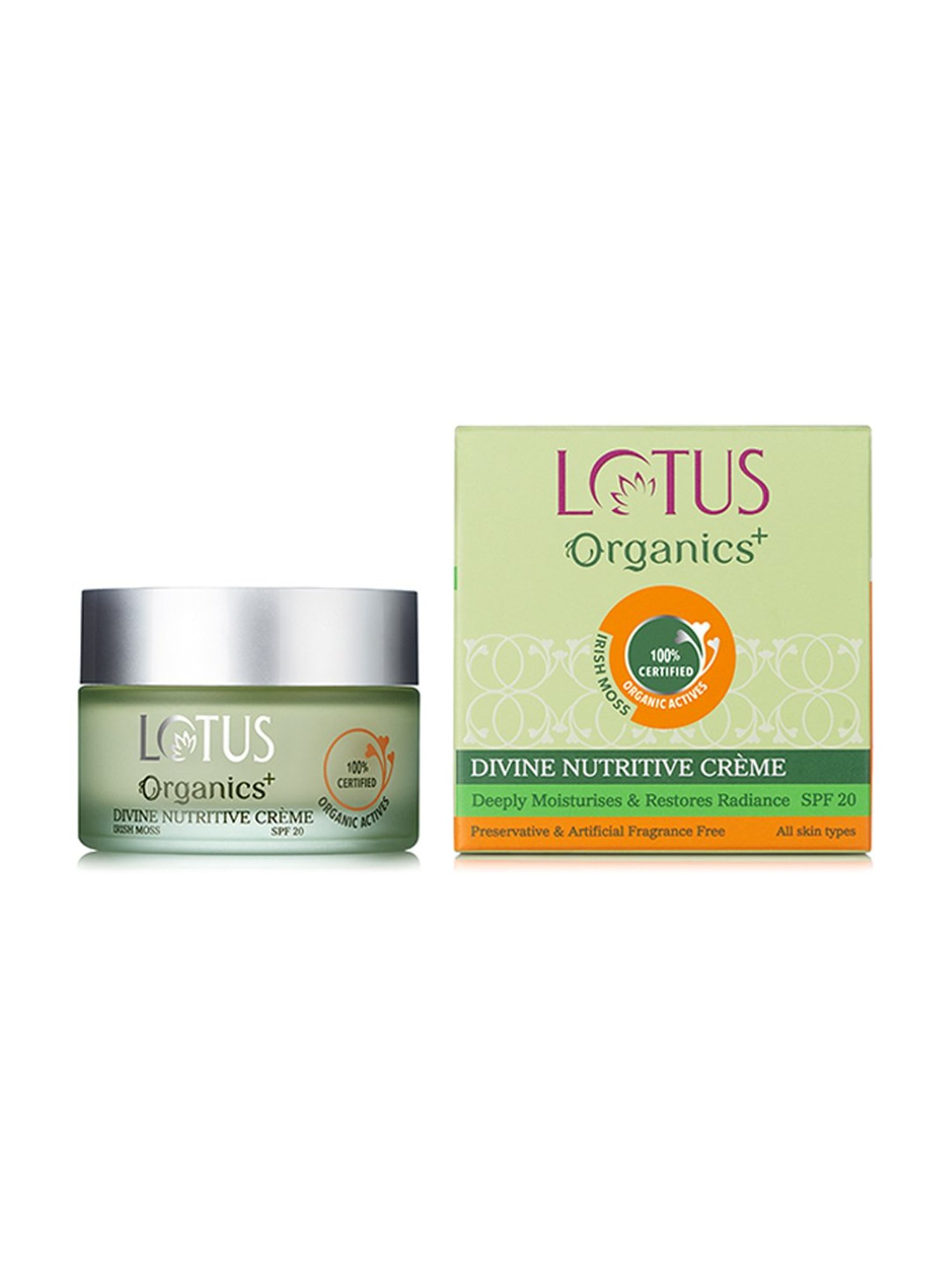 Lotus Organics+ Divine Nutritive Cream - 50 gm