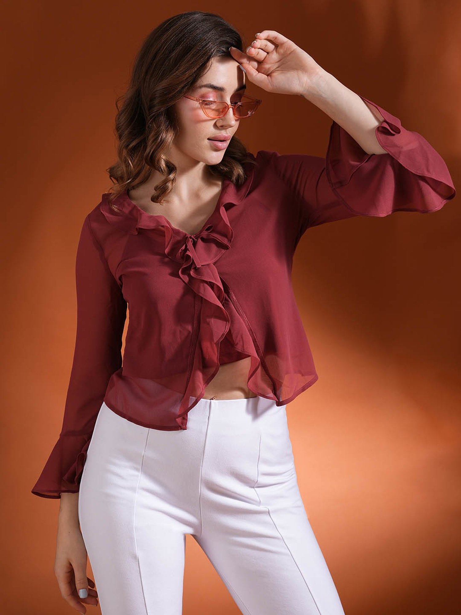 Globus Maroon Top
