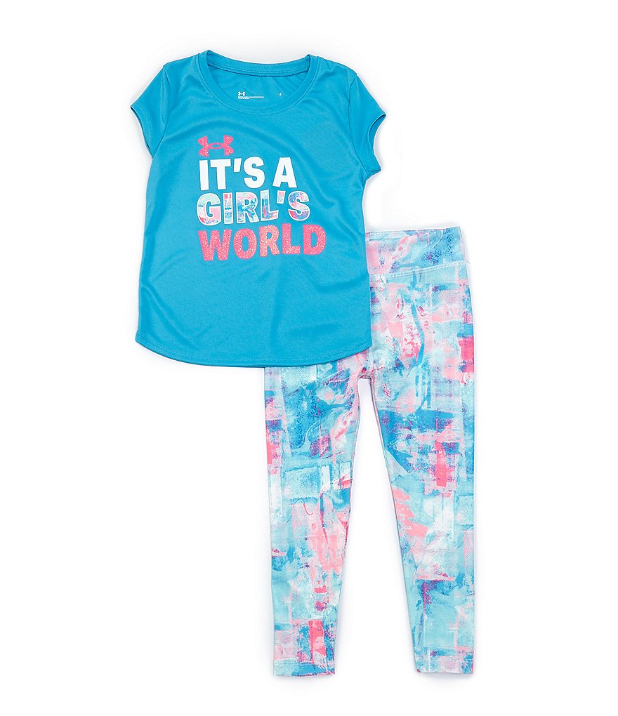 Nike Little Girls 2T-6X Swoosh Tempo Shorts