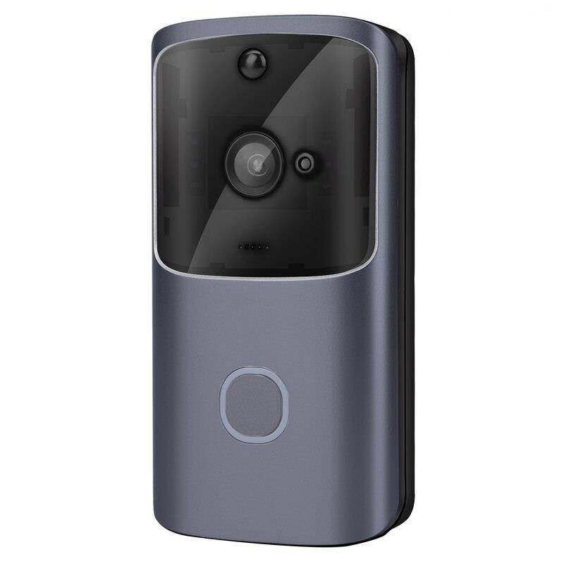 720P Wifi Smart Night-Vision Wireless Security Doorbell With App,Smart Visual Intercom Recording Remote Home Monitoring