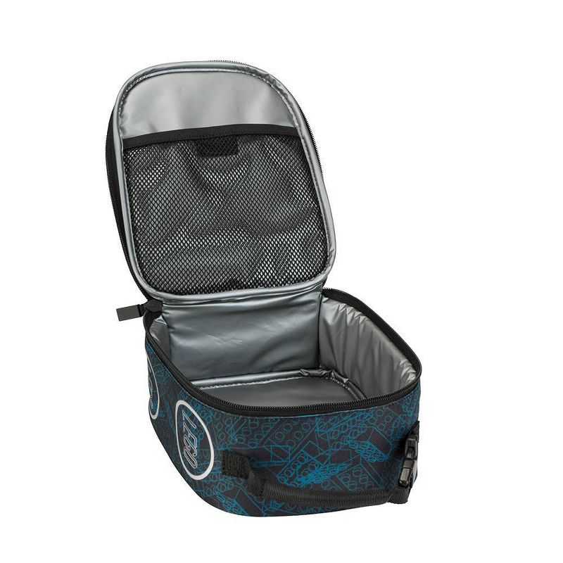 LEGO Blueprint Lunch Bag - Blue/Green Geo