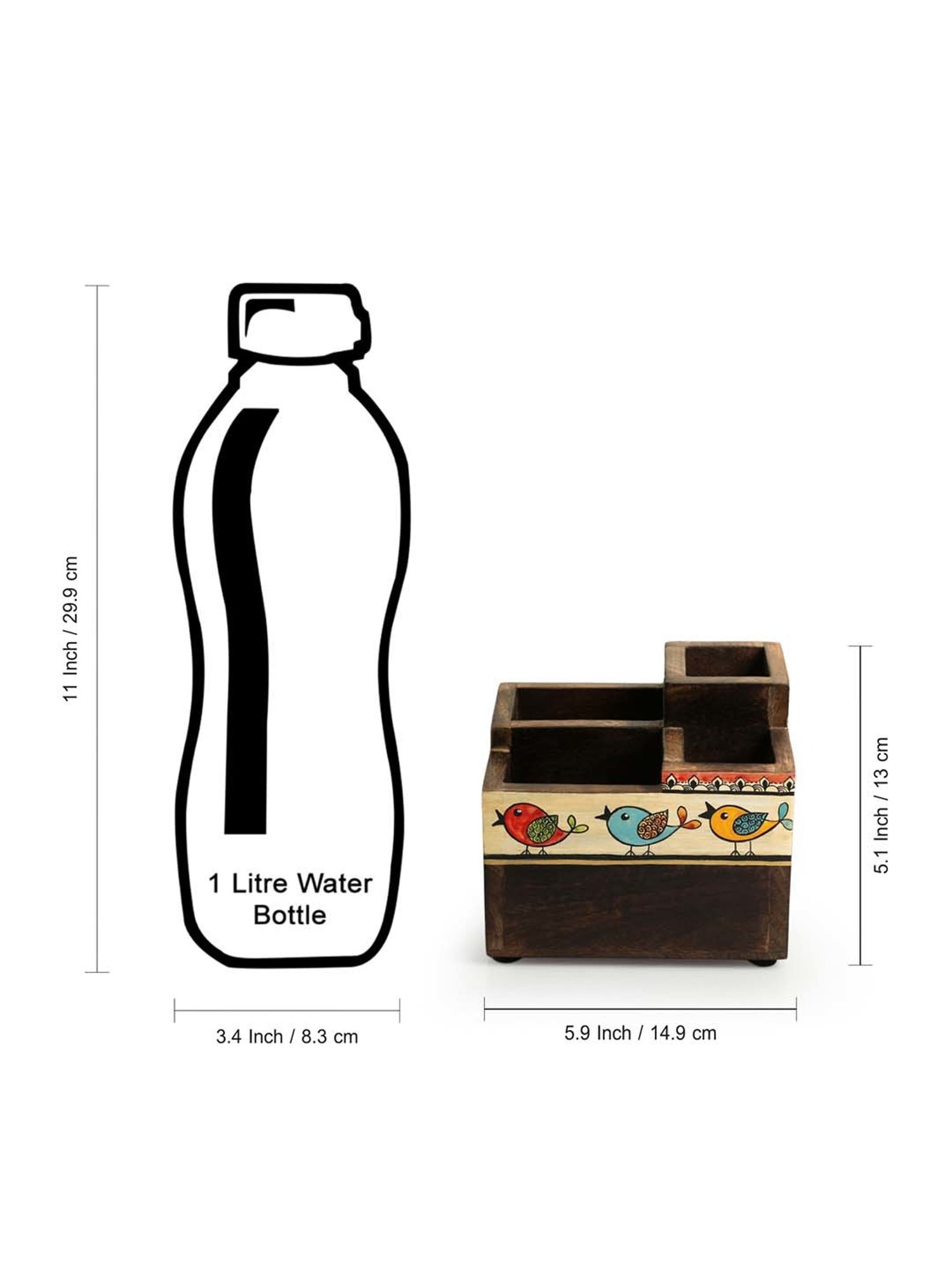 Home4U Iona Multi Wood Cutlery (2 Pcs)