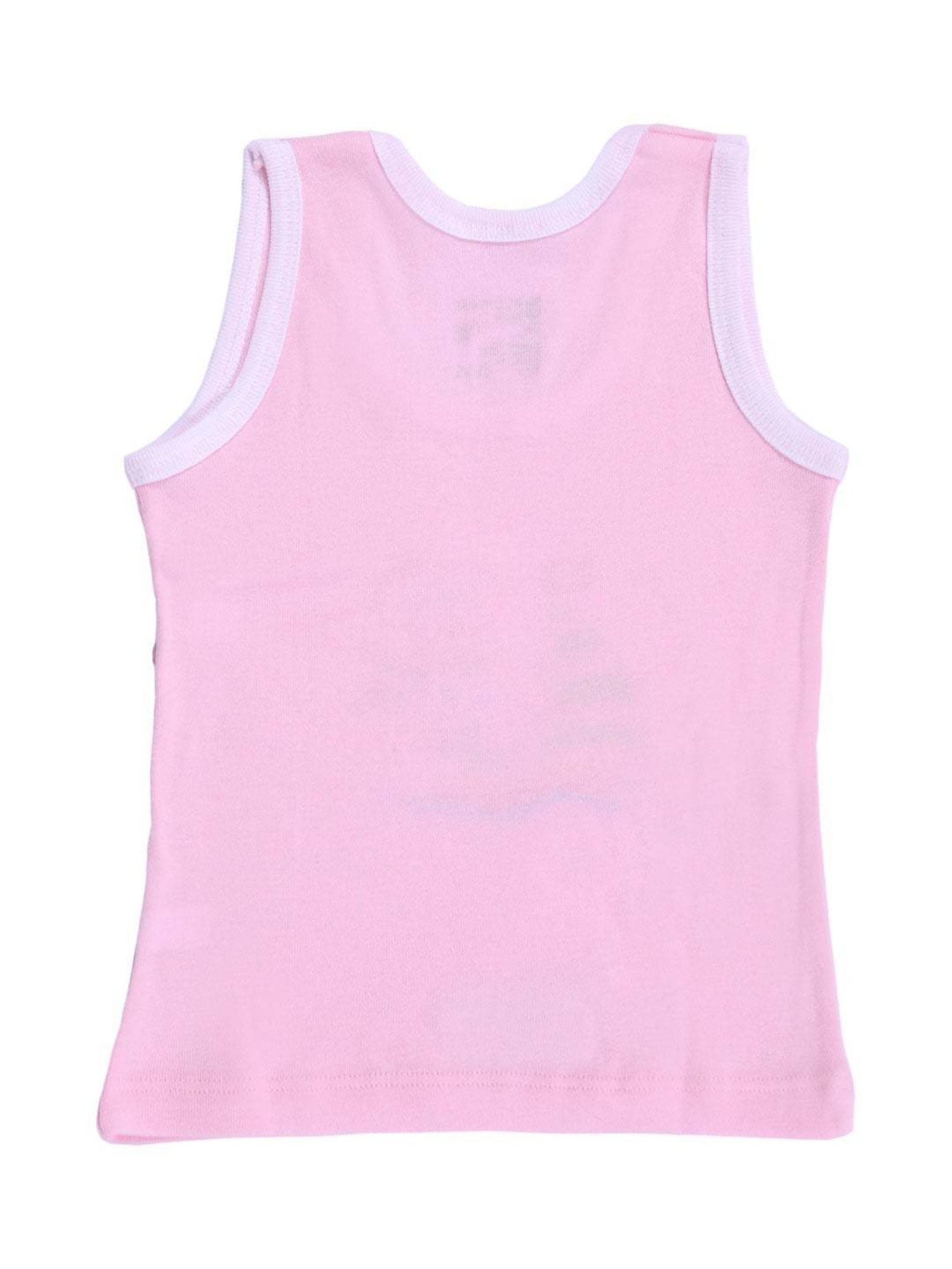 Bodycare Kids Assorted Printed Vests(Pack Of 3)