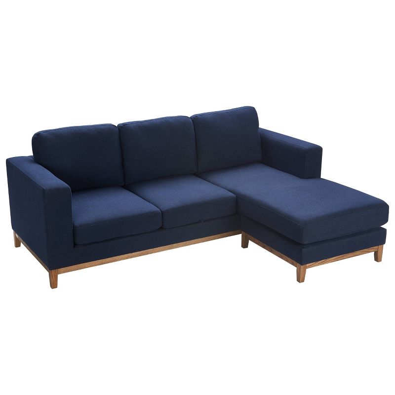 Ali Upholstered Loveseat Dark Shadow Blue - HOMES: Inside + Out