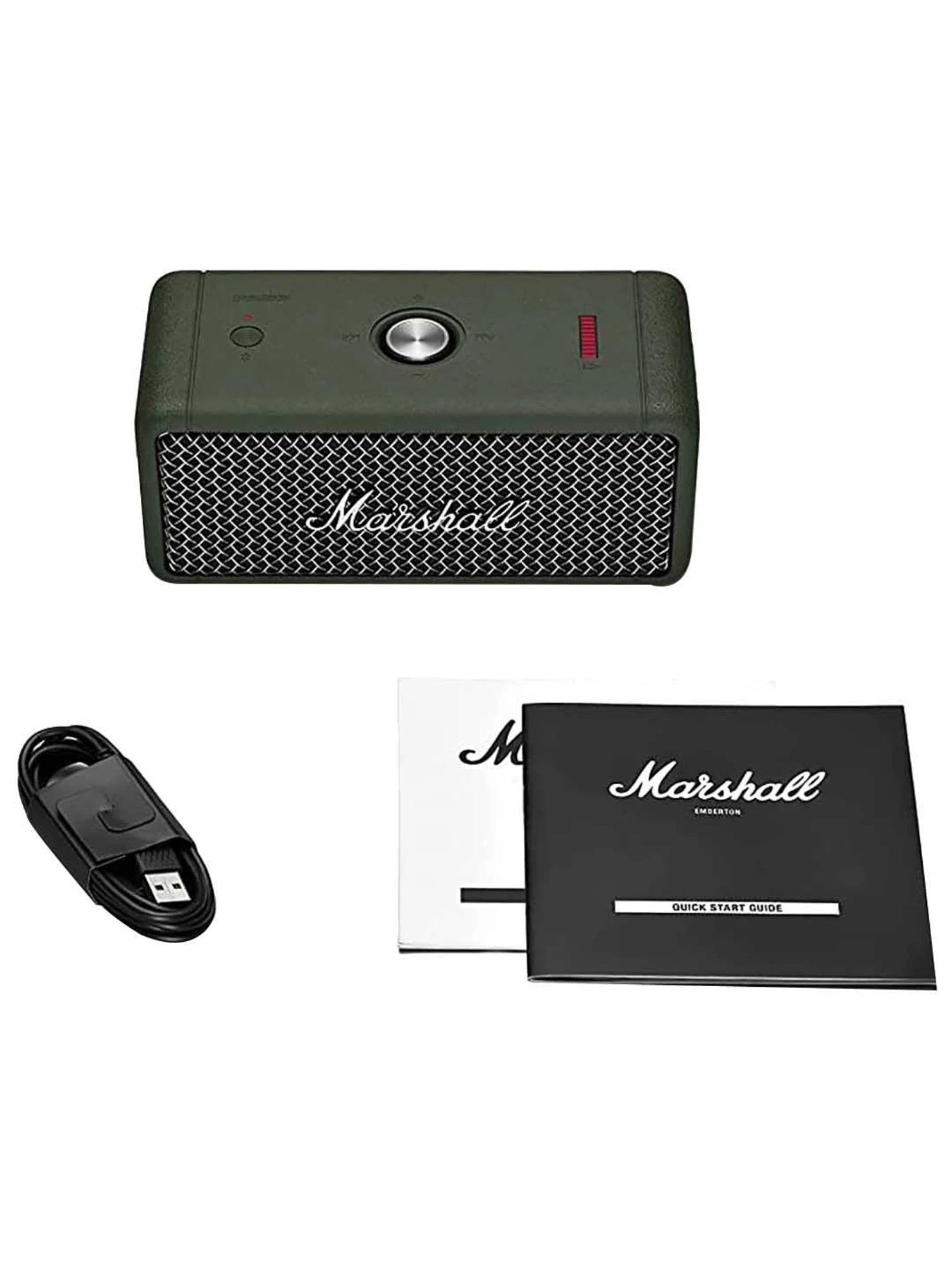 Marshall Emberton 10W Bluetooth Portable Speaker (1005944, Forest Green)