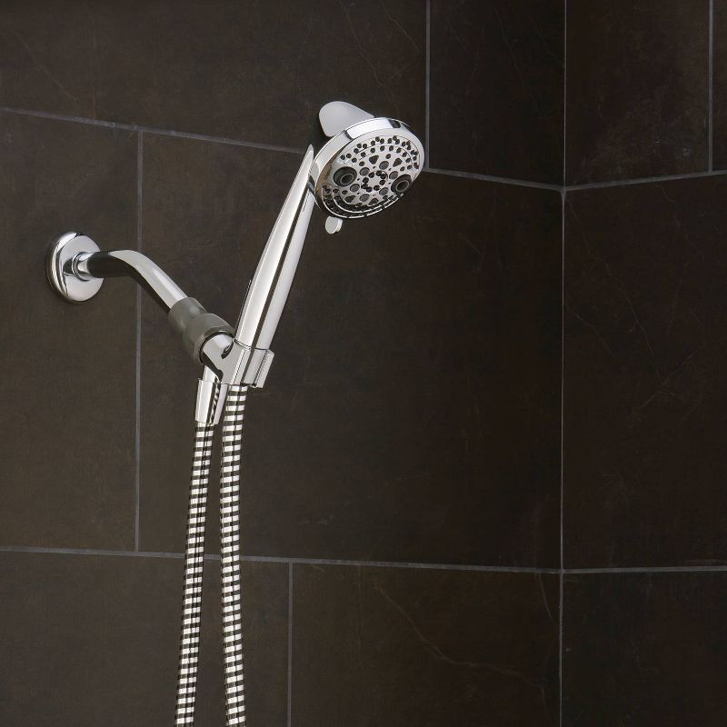 4' Shower Head and Cord Set Silver - Home Details