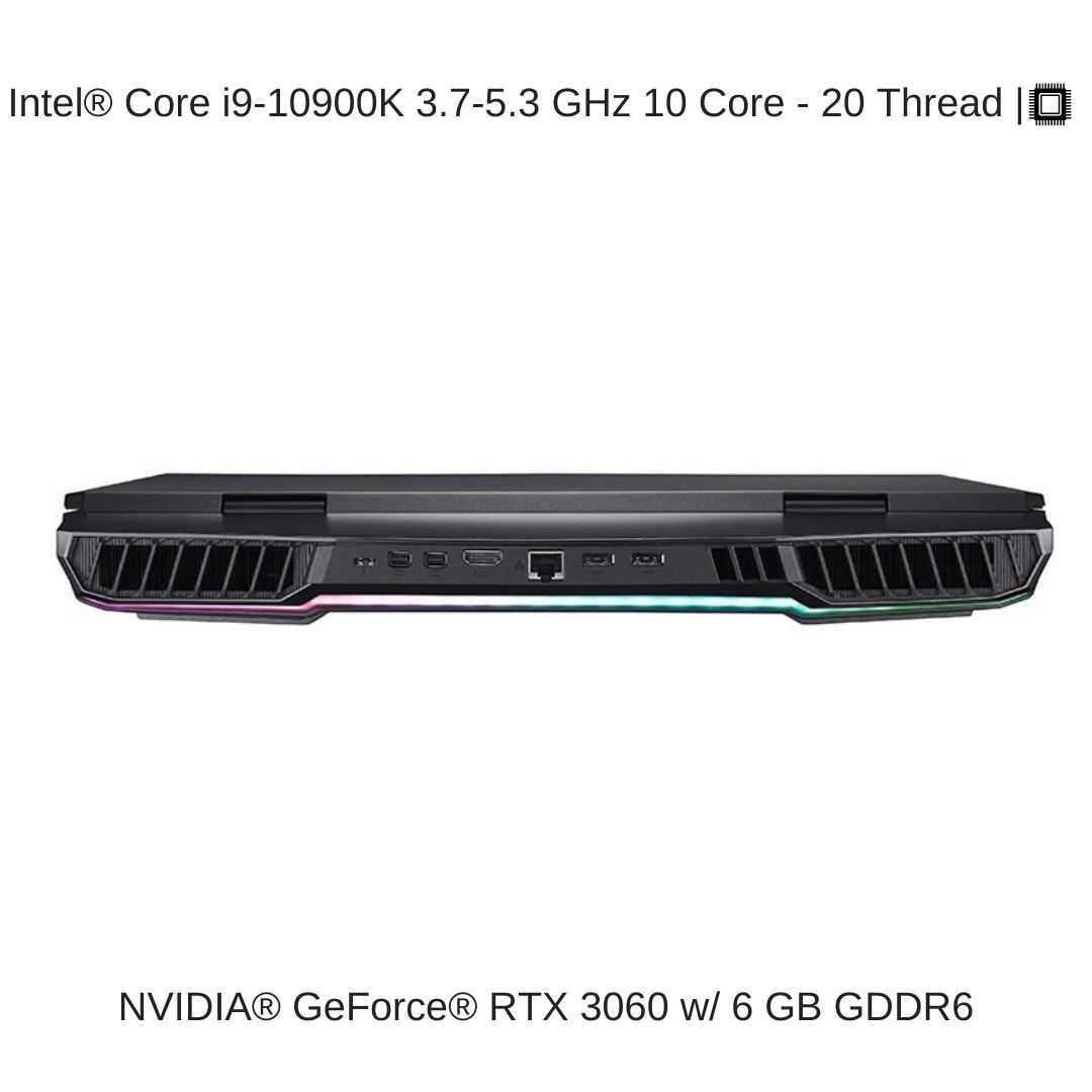 [2021] EVOC High Performance Systems X1702C (X170KM-G) 17.3" FHD 144Hz, 3.7 GHz i9-10900K, RTX 3080, 64 GB 3200MHz RAM, 2 TB PCIe SSD