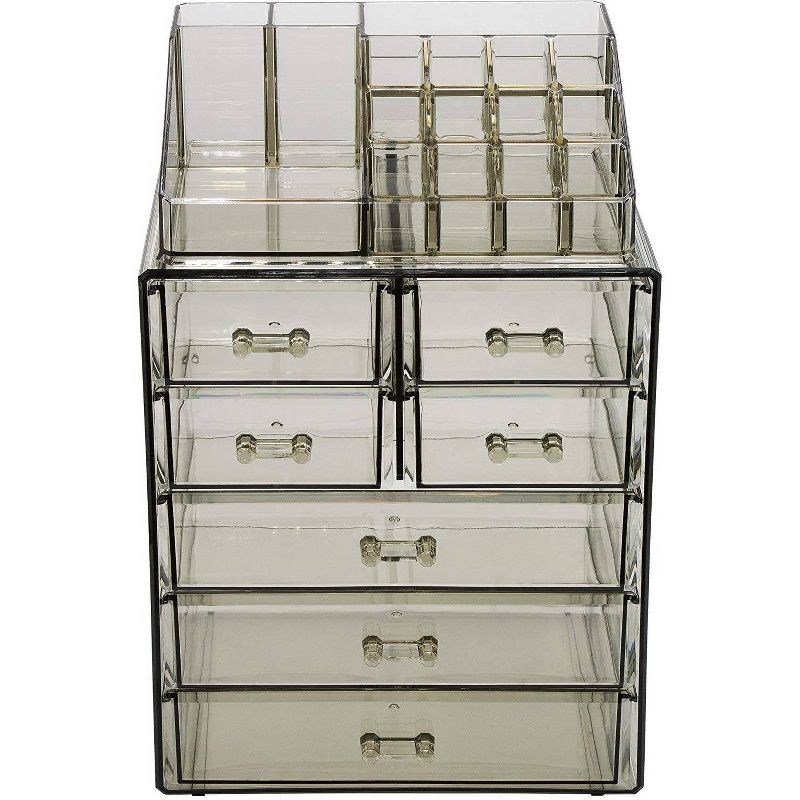 Sorbus Cosmetic Makeup and Jewelry Case Organizer - Style 1 - Black