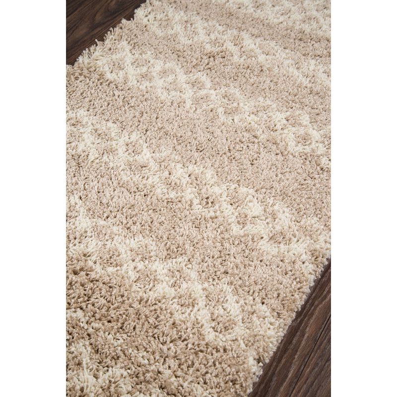 9'3"x12'6" Maya Cambell Area Rug Beige - Momeni