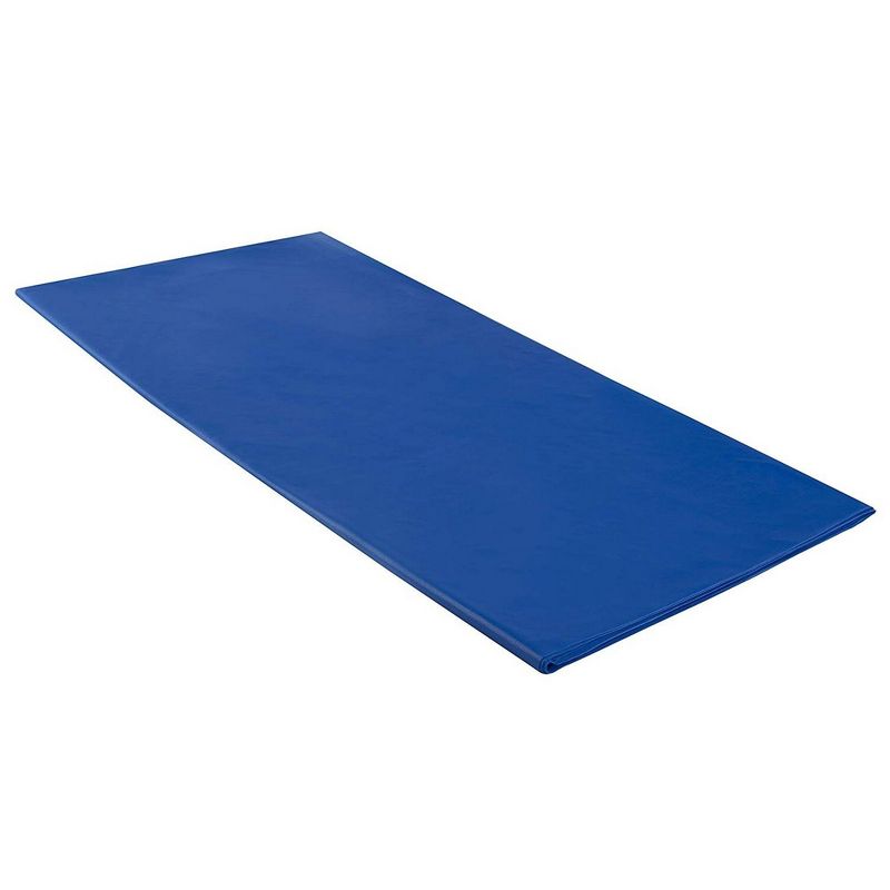 Royal Blue Plastic Tablecloth - 3-Pack 54 x 108-Inch Rectangle Disposable Graduation Table Cover, Fits up to 8-Foot Tables, 4.5 x 9 Feet