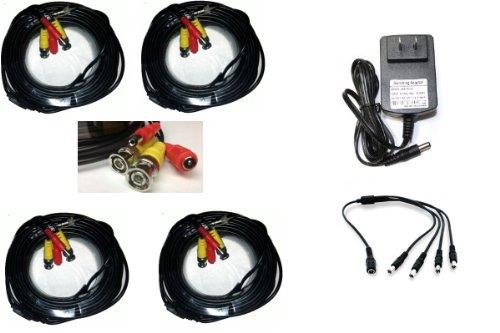 Acelevel Premium Quality Easy Install Cable Set (4pk) for Lorex Cameras