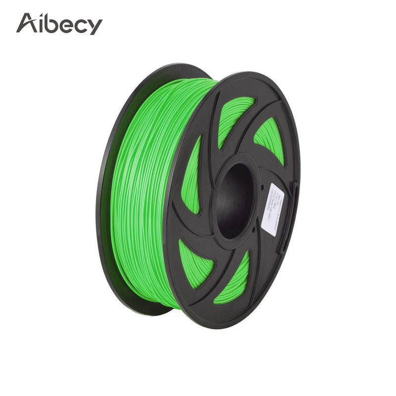 Aibecy Normal PLA 3D Printer Filament Eco-Friendly Printing Consumables 1.75mm Diameter 1kg(2.2lbs) Spool Dimensional Accuracy +/- 0.05mm Green