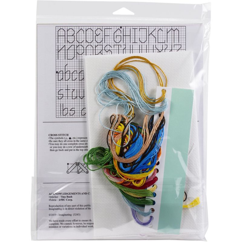 Imaginating Counted Cross Stitch Kit 12"X8.5"-Llama Birth Record (14 Count)