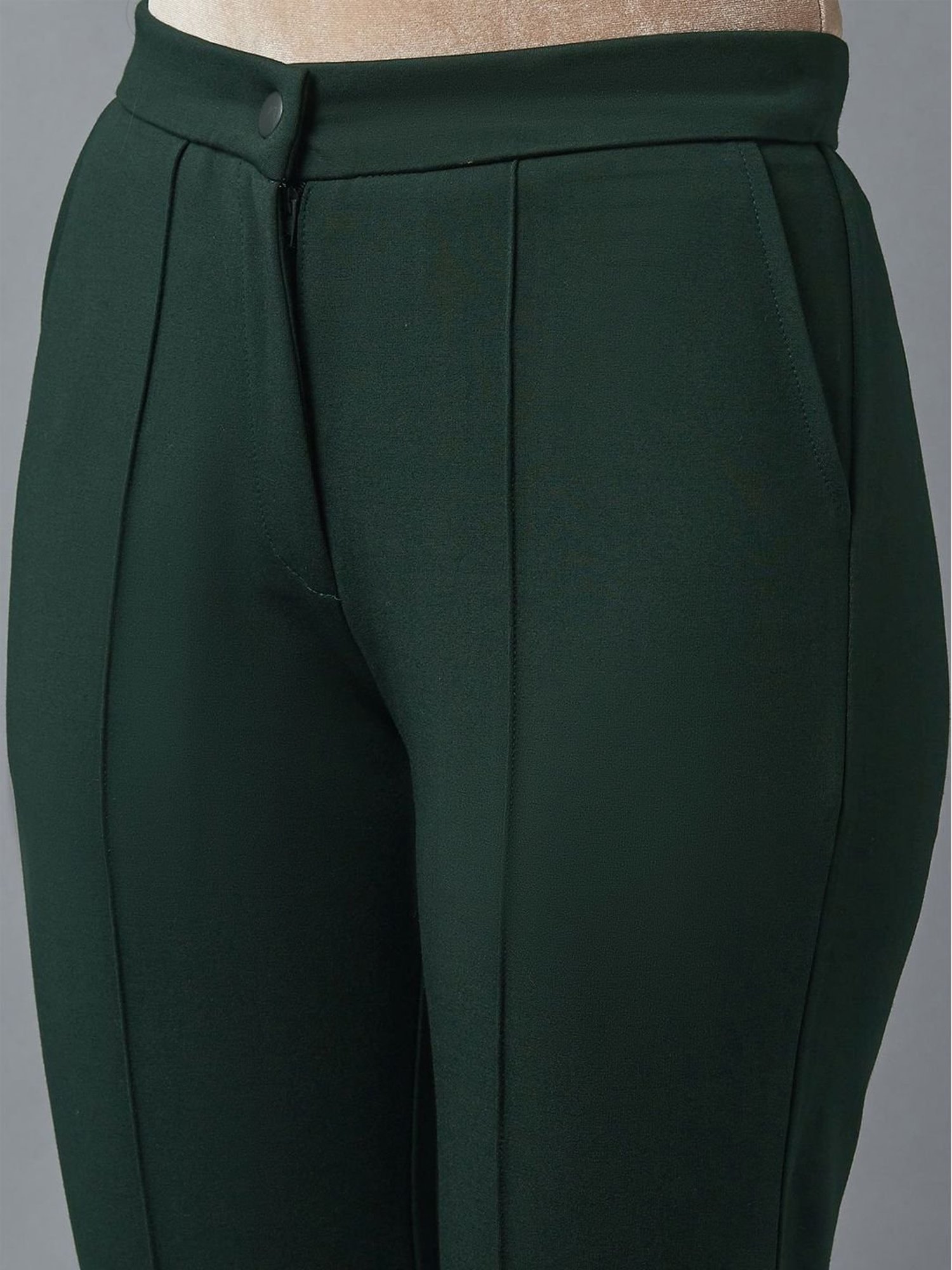 Elleven Green Plain Pants