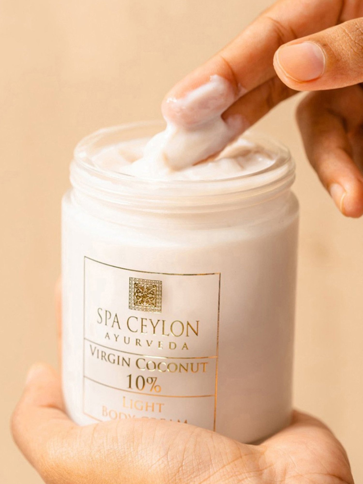 Spa Ceylon Virgin Coconut 10% Ultra Rich Body Cream - 225 gm