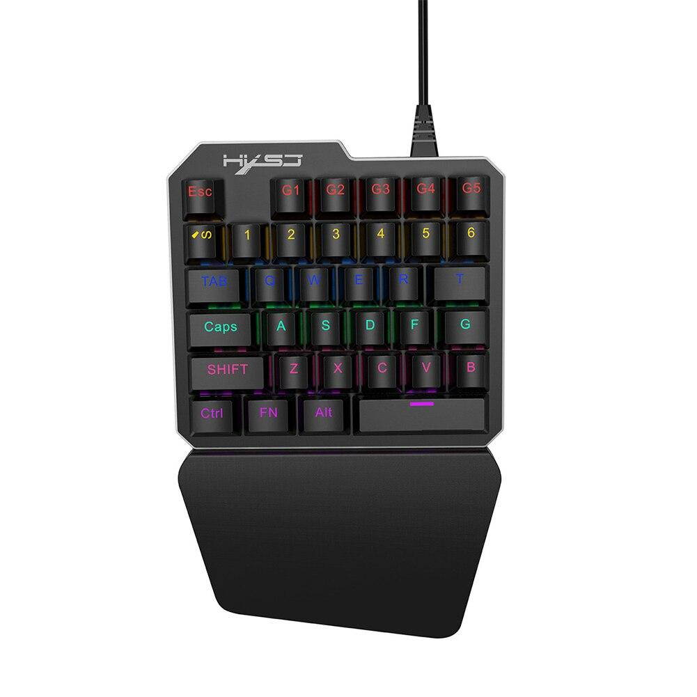 Gaming Keyboard Compact Blue Axis Mechanical Keyboard Professional Ergonomic Cool Game Keyboard