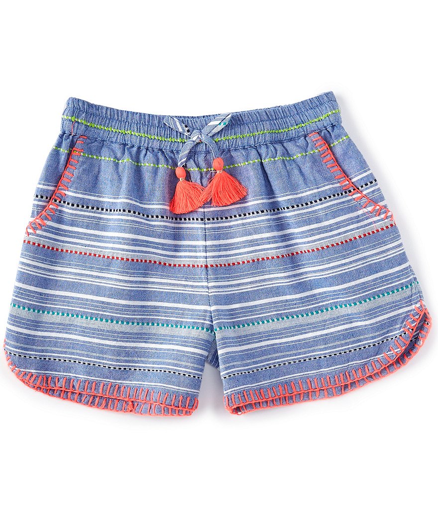Peek Little/Big Girls 2T-12 Striped Dolphin Shorts