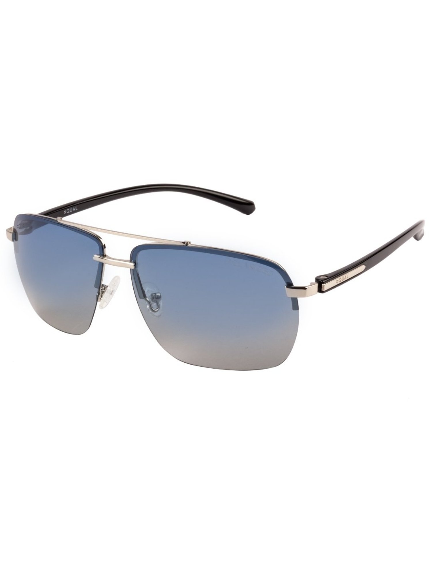 Equal Blue Square Unisex Sunglasses