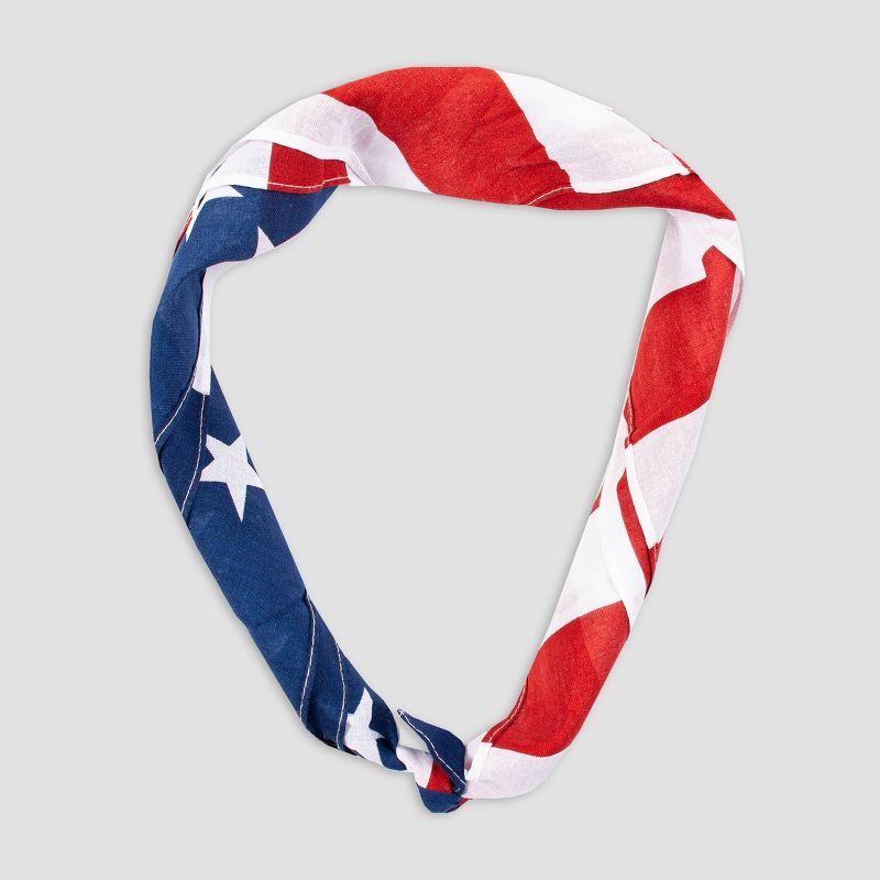 Wemco 2pk Americana Flag Bandana Scarf
