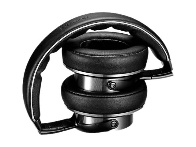 1MORE Triple Driver Over-Ear Headphones Comfortable Foldable Earphones with Hi-Res Hi-Fi Sound, Bass Driven, Tangle-Free Detachable Cable for Smartphones/Android/PC/Tablet - Silver/Titanium