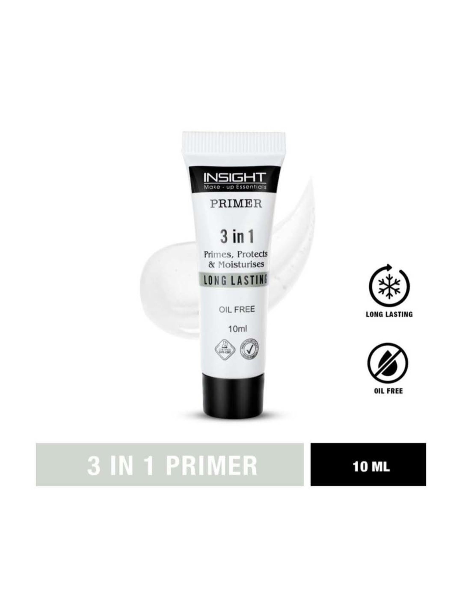 Insight Cosmetics 3 in1 Long Lasting Primer Transparent - 10 ml