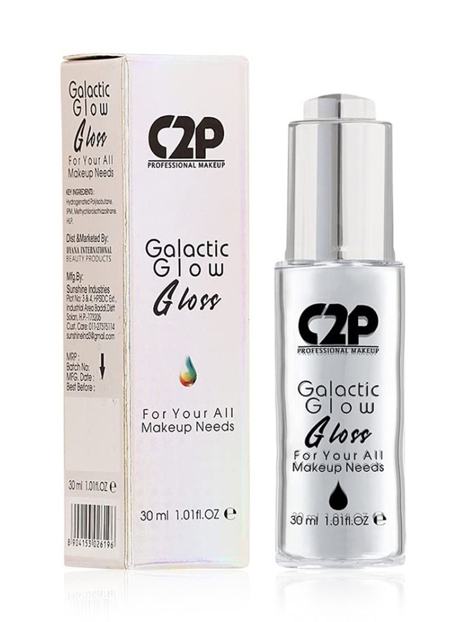 C2P PROFESSIONAL MAKEUP Galactic Glow Gloss Face Serum - 30 ml