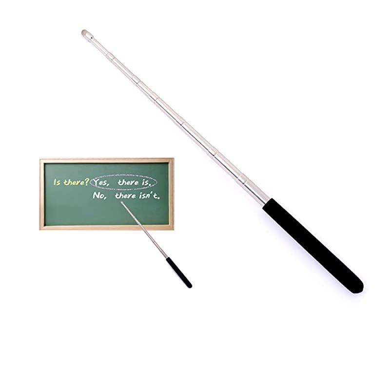 Teacher Pointer Teaching Pointer Expandable whiteboard Pointer with capacitive Screen Handwriting Function Teacher Coach Presenter Pointer Extended to 39 inches Black