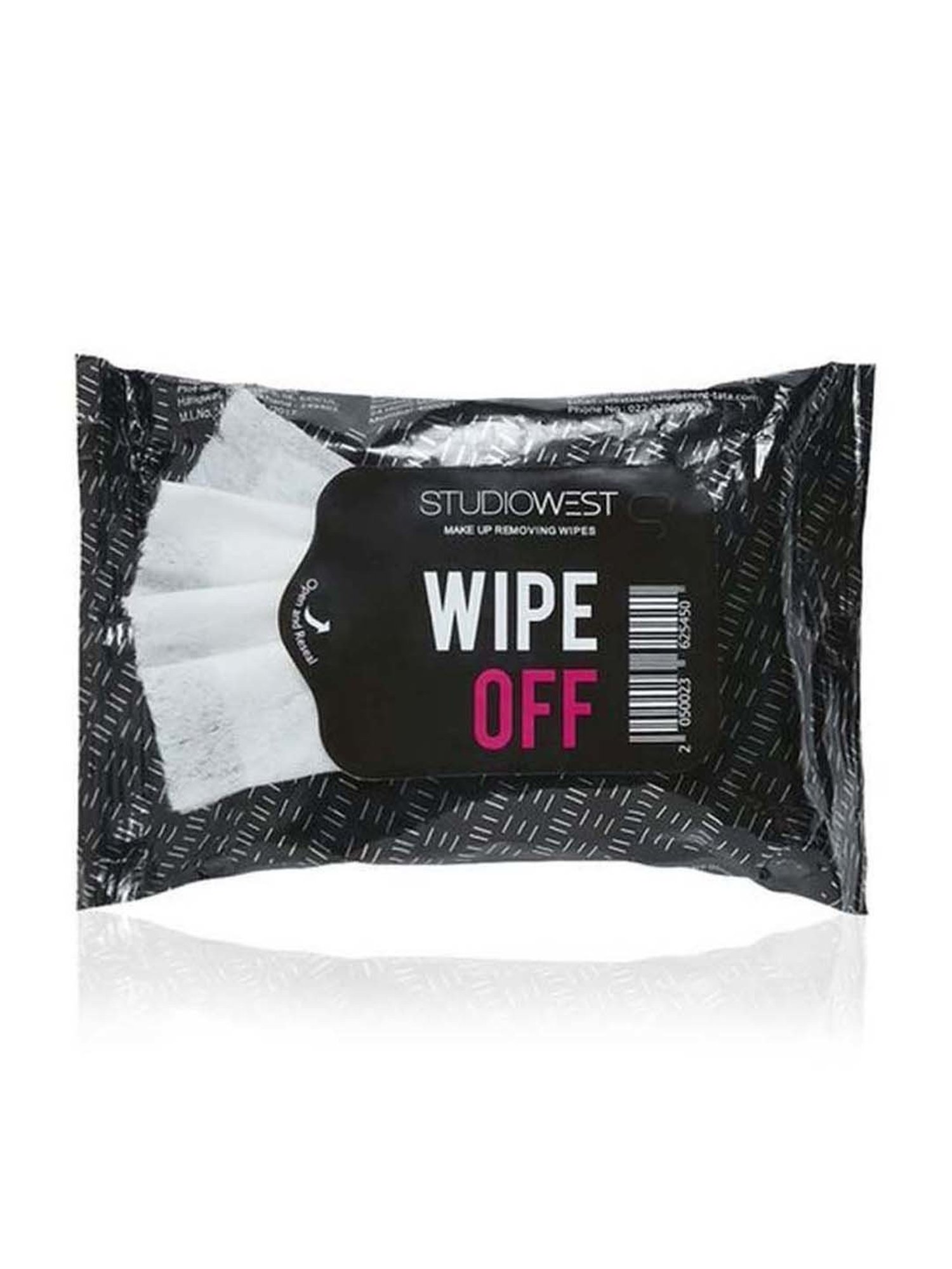 Studiowest Wipe Off Makeup Removing Wipes - 25 Pcs